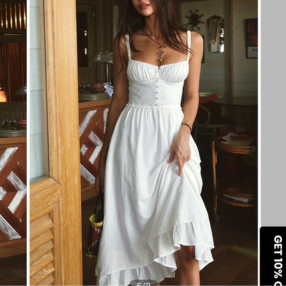 NWT Sz L Commense Blush Pink Midi Sundress - Picture 12 of 12